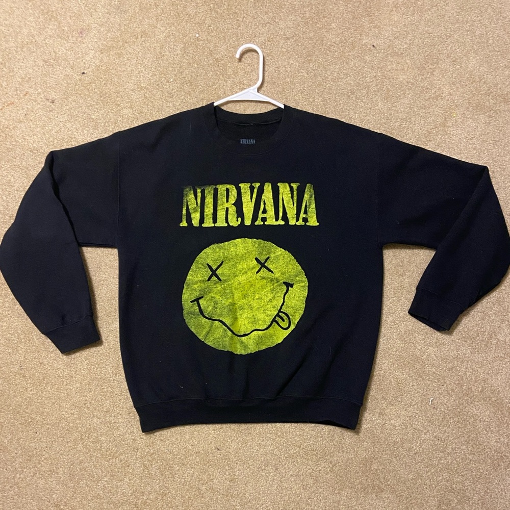 Black Nirvana crew neck
